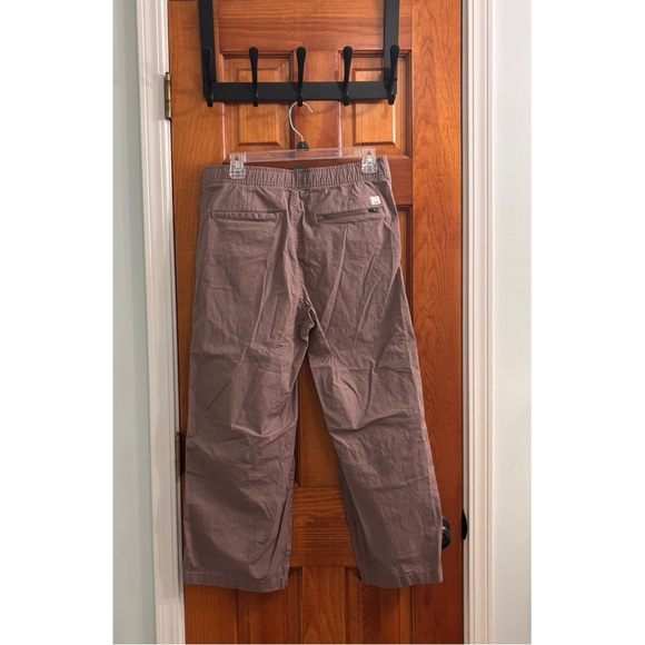 Vuori Large Hazel Ripstop Wide Leg Pants chinos jeans cropped drawstring tie EUC - Picture 6 of 6